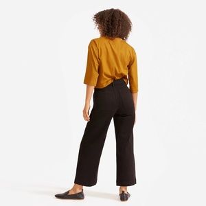 Everlane wide leg crop pants size 0